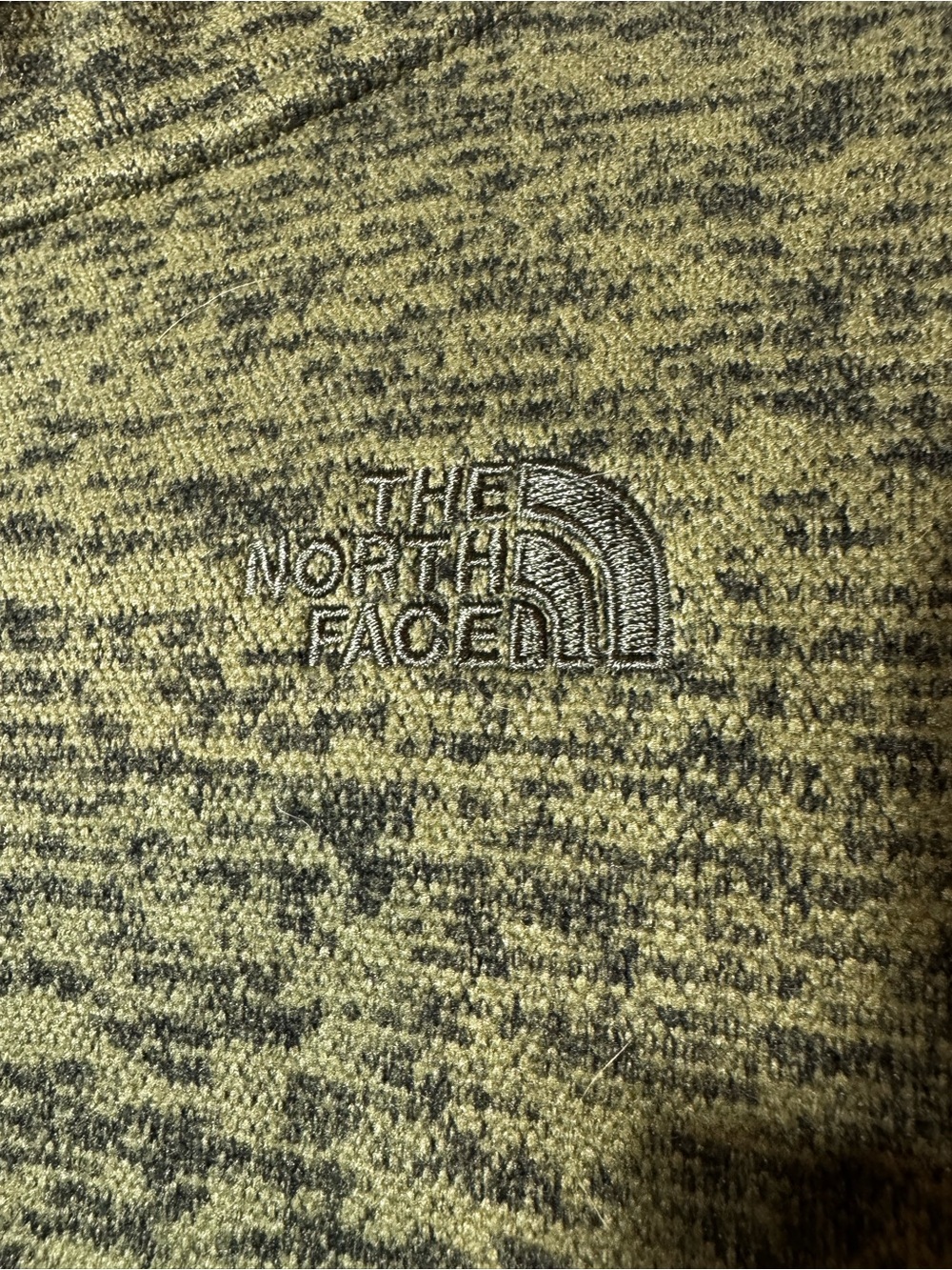 The North Face Olive Green Full-Zip Fleece Jacket - Picture 6 of 6